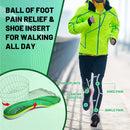 IFitna-Palmilha ortopédica de pés para homens e mulheres, alívio da fascite plantar, suporte do arco alto, inserção para dor metatarsal